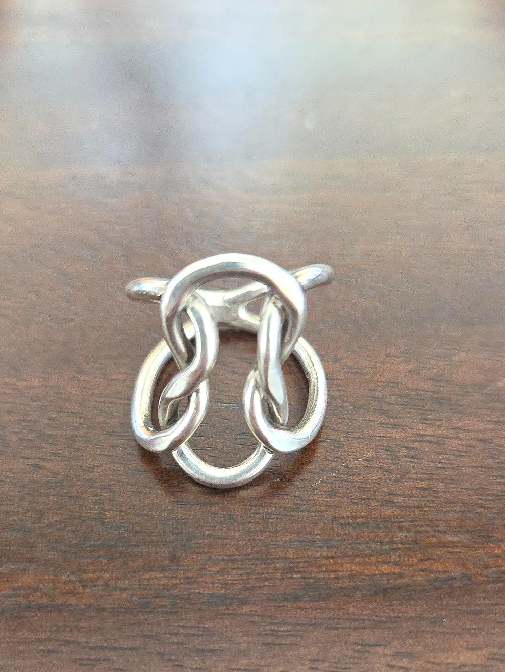 Sterling Silver Interlocking Ring
